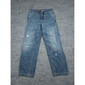 Pilcro The Wanderer Double Knee Jeans Pants Women's 27 (FITS 28x28) Distressed
